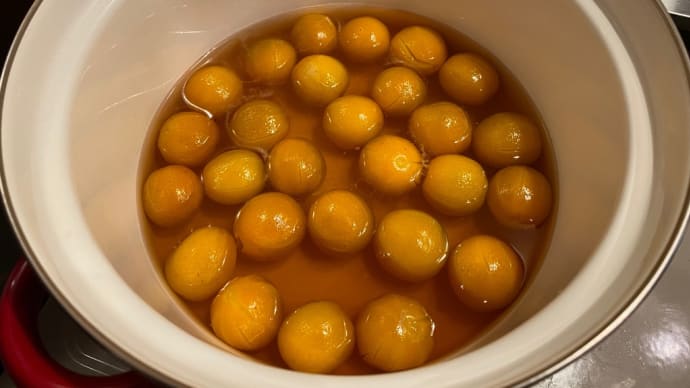 キンカンの甘露煮やリンゴのコンポート