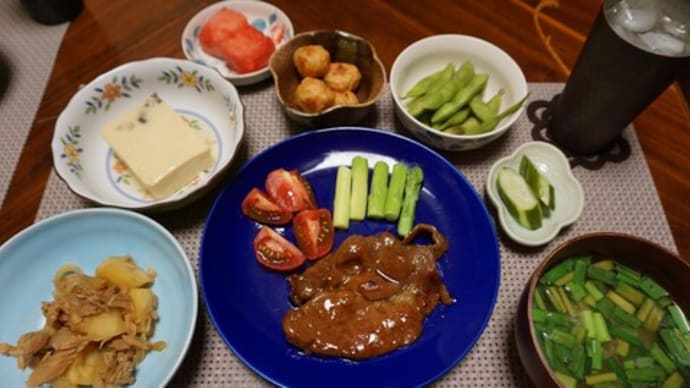 豚肩ロースたれ漬け焼き