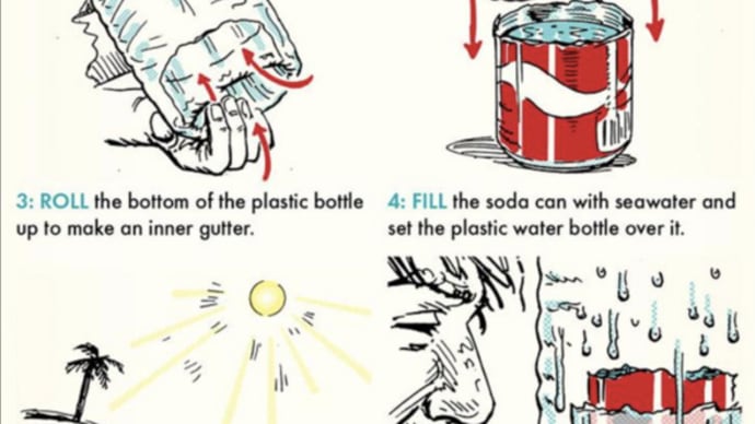 サバイバル「海水を飲み水にする方法」