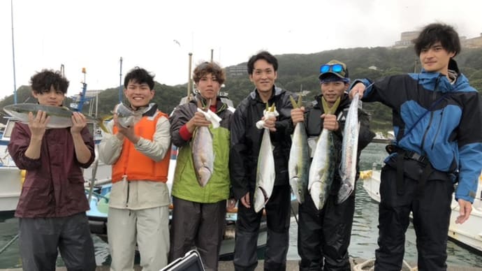 1号船午前便ヒラメ、午後便ウタセマダイ。2号船1日便タテ釣りです。