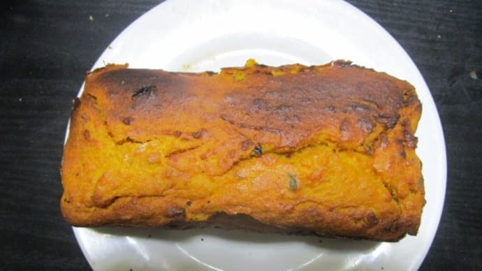 しっとりカボチャヨーグルトパウンドケーキ