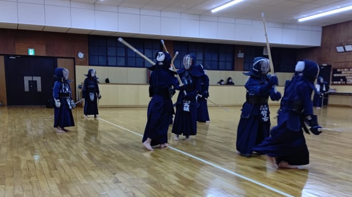 緊急事態宣言下の稲沢剣道 稲沢武道館の稽古