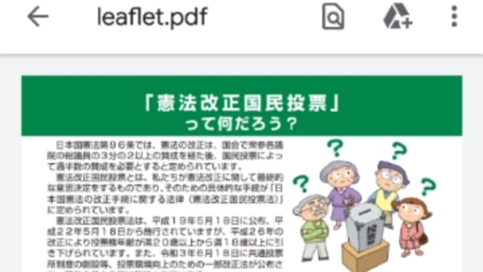 国民投票改正案 何のために改正?理解不能…