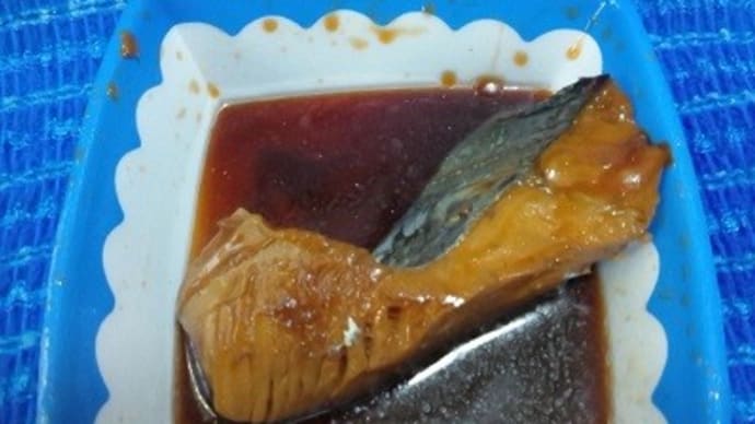 京都府産サワラ煮付なお総菜で昼食、これはお初なのでお試し購入したんだね:D