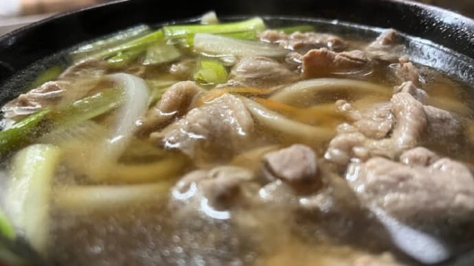 肉うどん。