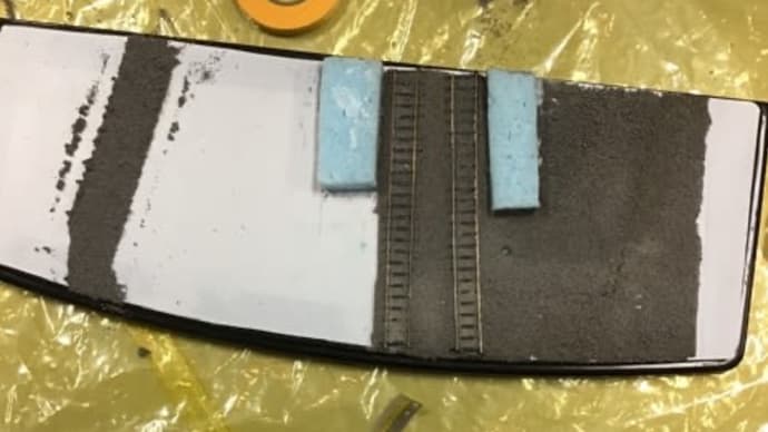 部員活動報告【1年生ジオラマ製作 八丁畷駅を作っています②】