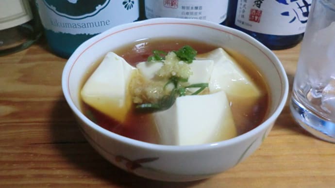 酒の肴『和風あんかけ豆腐』簡単レシピ