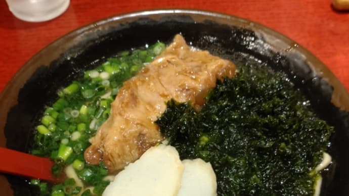 沖縄のアーサーそば