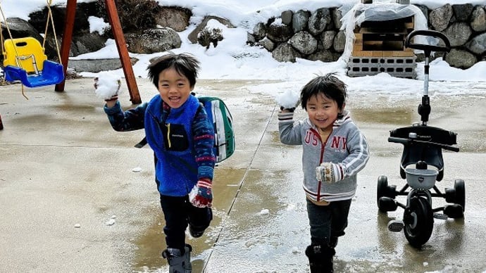 山清路大橋周辺からの風景&孫の子守り