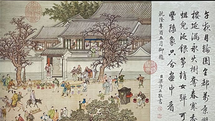【清時代の絵画「慶豊図巻」1740年代の北京市街】