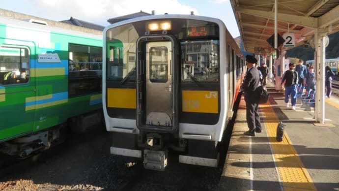 キハE130系(常陸大子駅)