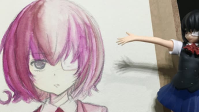 透明水彩 鳴ちゃん2