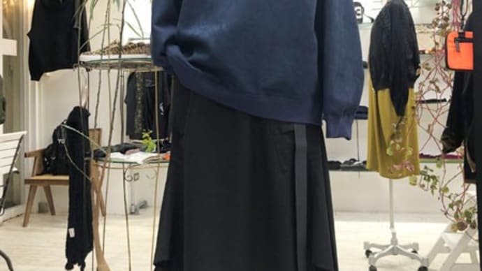 好評です!!(^^)!~イロコイ Teckh knit suede pull ¥19,800 3色