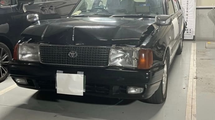 広島で馬鹿ジジイがタクシーを飲酒運転して他車に追突