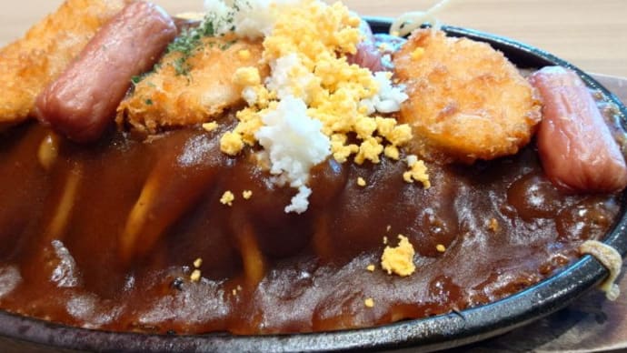 スパゲッ亭チャオイオンモール豊川店のあんかけスパゲティー ~バイキング(鉄板)~