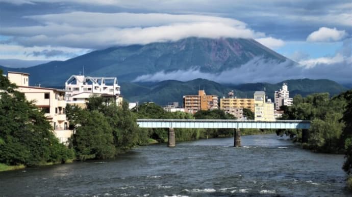 今日の岩手山(8/29以来の晴れ間を歩いて14.5㌔)