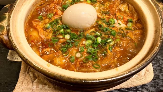 納豆豚キムチ鍋定食