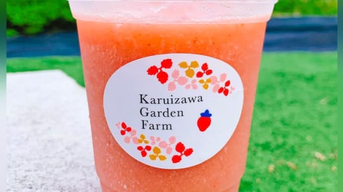 🌟軽井沢高原いちごスムージー販売中です🌟