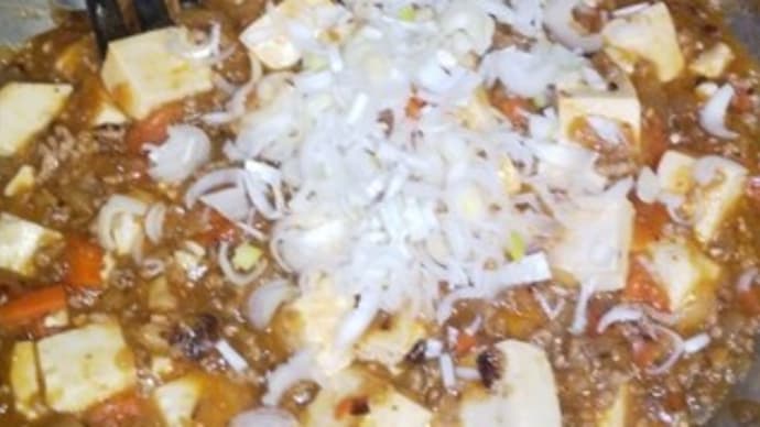 今夜のめし 麻蝦醬豆腐(マーシャージャン豆腐)