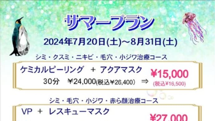 ~めじろミサクリニック・サマープラン~