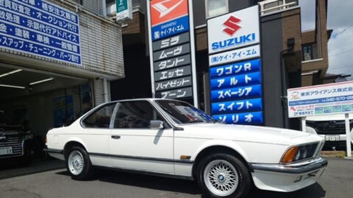 再生作業を進めて参りましたBMW「635CSi」は修理を終え全てのメニューが完了!