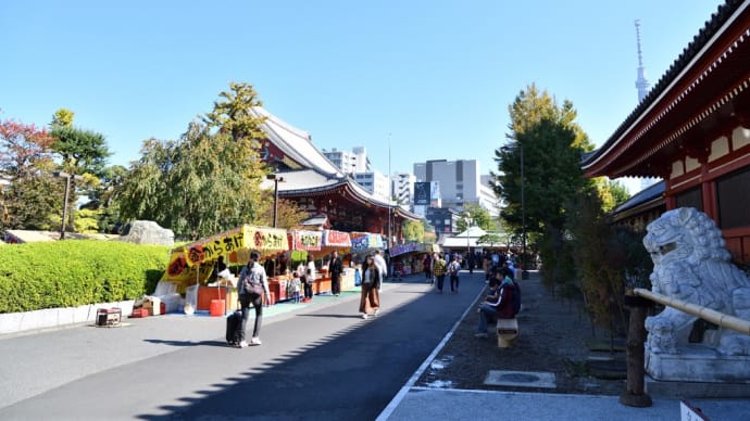 ◆「白鷺の舞」の奉演があった浅草寺