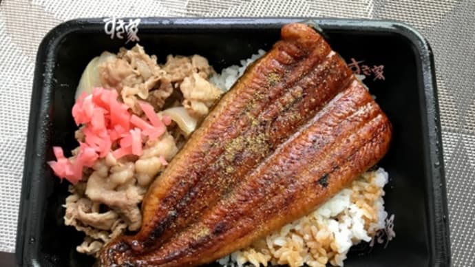 うな牛並弁当 すき家