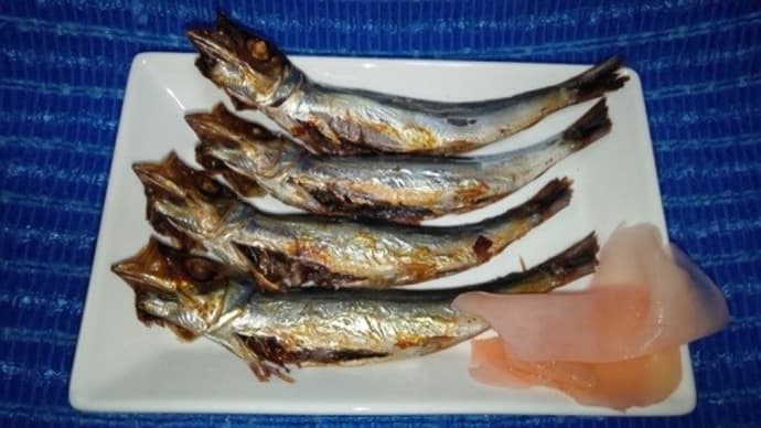 【02/10晩御飯】うるめ刺し、しあわせぇ~な気分に浸れるんだね:D
