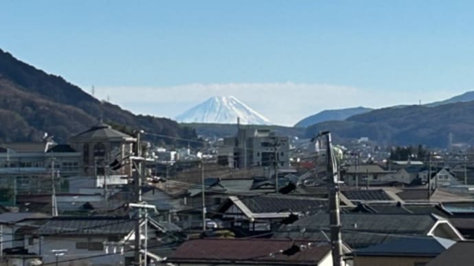富士山が綺麗