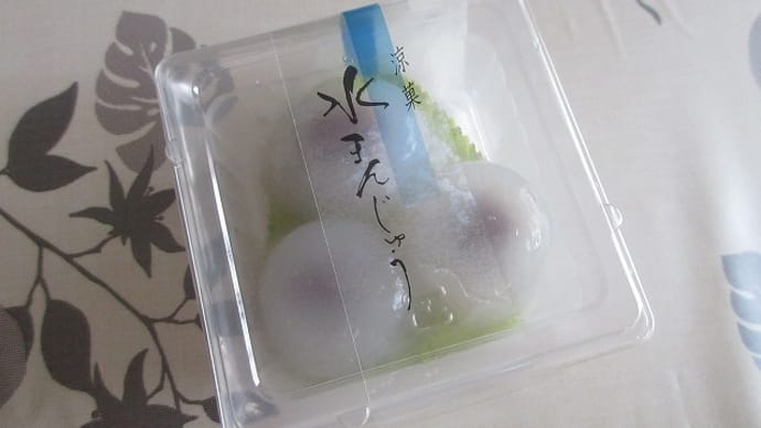 散歩&水まんじゅう