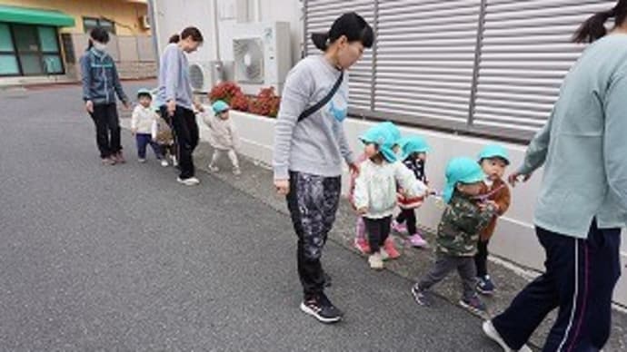 こあら組(1才児)果樹園見学&散歩
