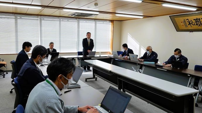 第4回村づくり研究会兼第9回知恵の輪委員会&ゼロカーボン推進プロジェクト会議&上生坂上空からの風景