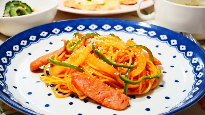 ☆ナポリタン&むね肉のマスタードマヨ焼き☆