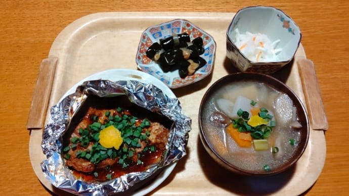 豚肉の味噌ホイル焼き