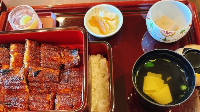 壮行会は鰻です　＆婿さんのお土産がたくさん！