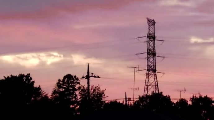 夕刻の空模様♪