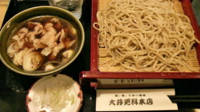 蕎麦(大井更科本店・大井町)