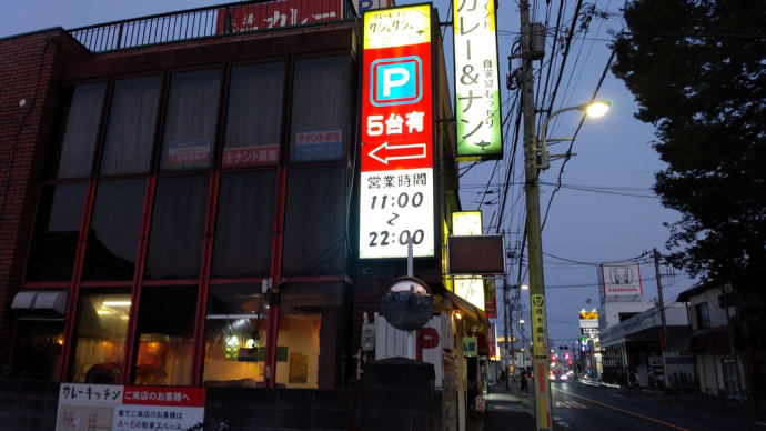 久しぶりのクシュクシュさんのインドカレー。