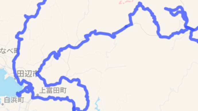 熊野古道ツーリング２　県道733号線　県道194号線　そばと農園和わく