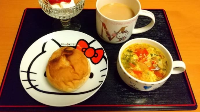 熊本県産食材の朝食