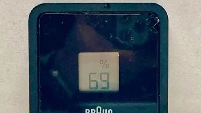 BRAUNの温度湿度計