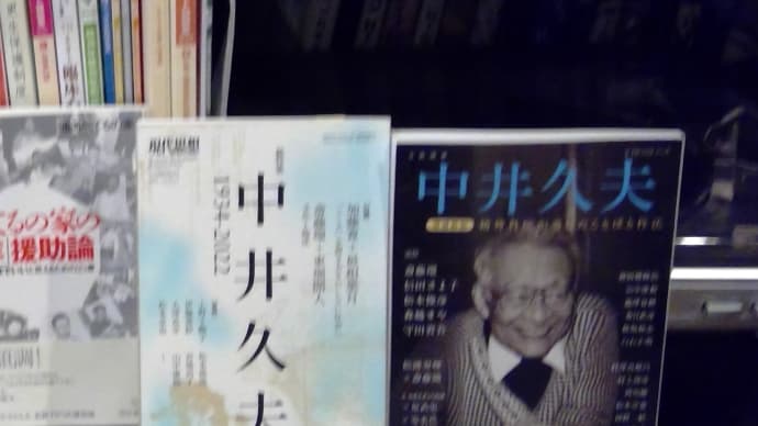 齋藤環・東畑開人の対談 現代思想2022 12月臨時増刊号 総特集中井久夫1934-2022 その2