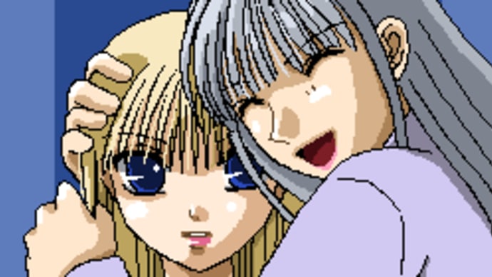 らくがき・仲良しふたり