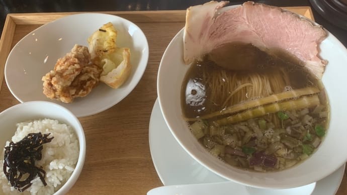 2023年の38杯目はあたり一麺で煮干し醤油ラーメン。