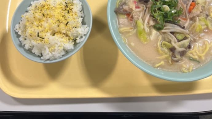 2024年の93杯目は社員食堂でチャンポン麺