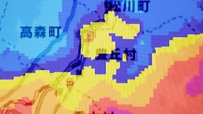 近隣市町村にも大雨警報が出されました