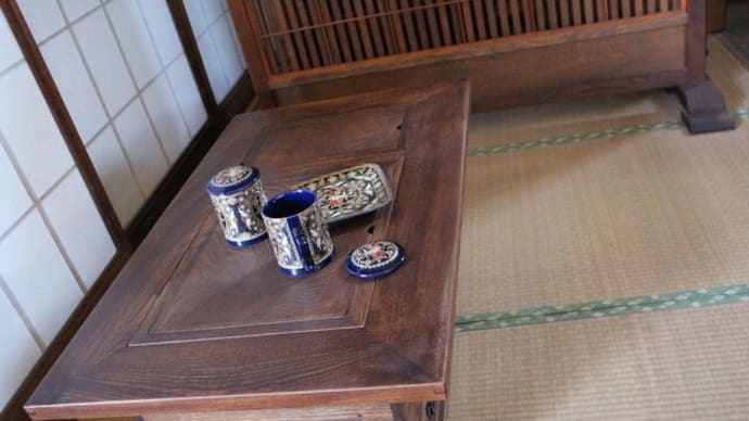 長火鉢で寛ぐ コヒ-タイム