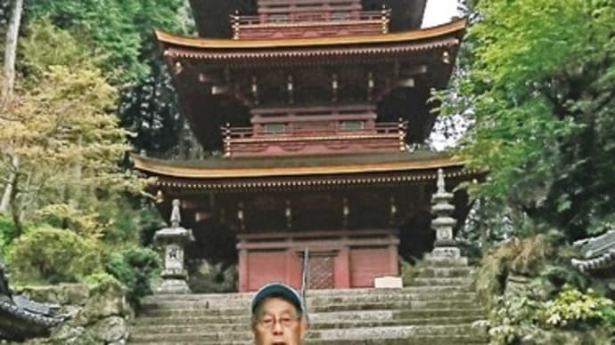 一昨日の長命寺後、足腰絶好調!今日も又、808階段の往復を!