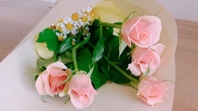 たまにはお花を。