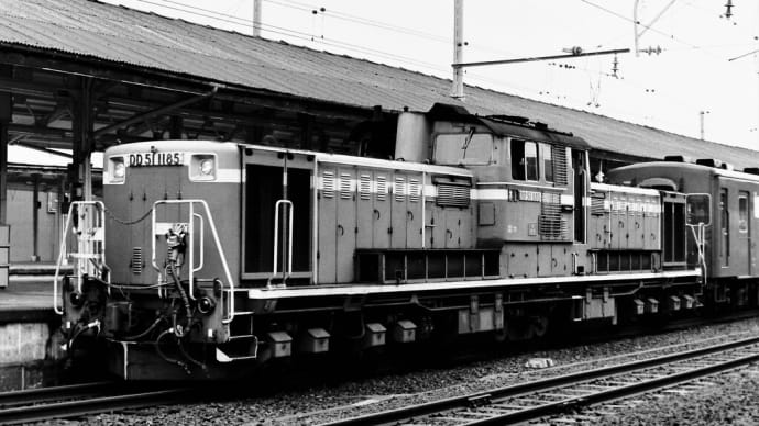 １９８９年８月下関駅で撮影したDD51